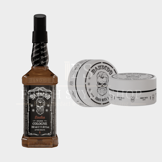 SPARSET Bandido After Shave Cologne 350ml + Aqua Haarwachs 150ml ( Sorten Auswählbar )