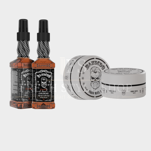 SPARSET Bandido After Shave Cologne 150ml + Aqua Haarwachs 150ml ( Sorten Auswählbar )