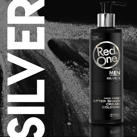 RedOne Aftershave Cream Cologne 400ml Silver 5