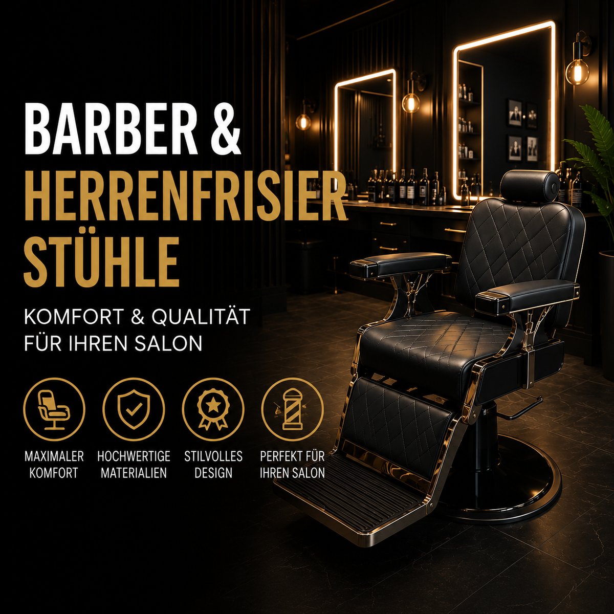 Barber & Herrenfrisierstühle