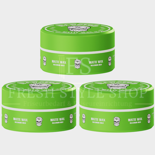3 x Bandido Haar Wax 150ml Matte