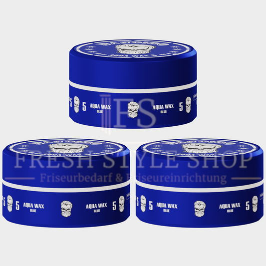 3 x Bandido Haar Wax 150ml Blue