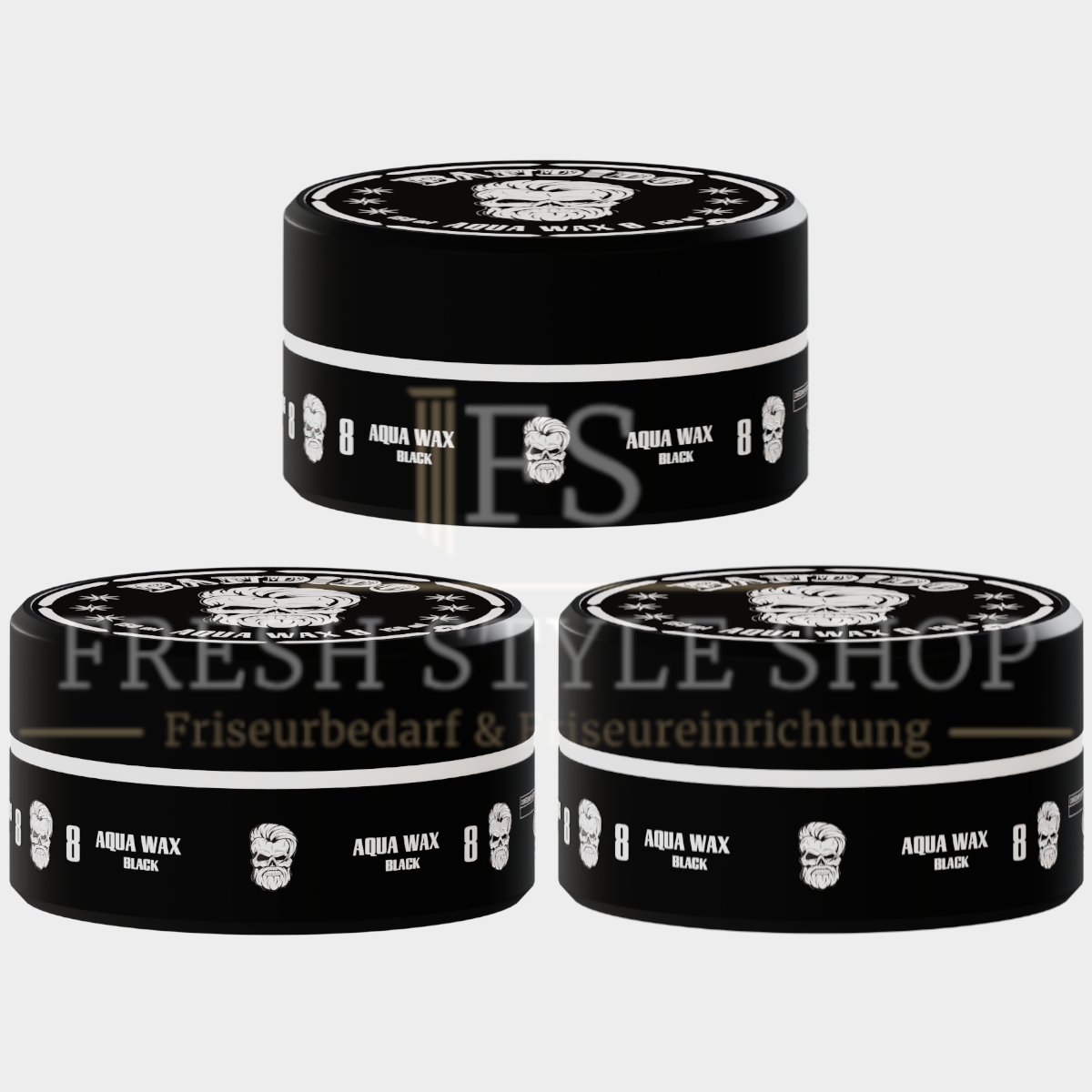 3 x Bandido Haar Wax 150ml Black