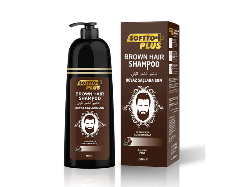 Softto Plus Brown Hair Shampoo 350ml 1