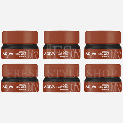 6x AGIVA Haarwachs 07 Pomade 155ml