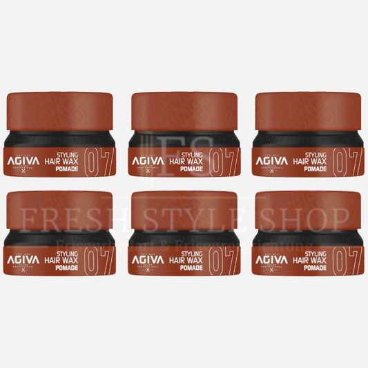 6x AGIVA Haarwachs 07 Pomade 155ml