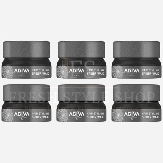 6x AGIVA Haarwachs Spider 155ml