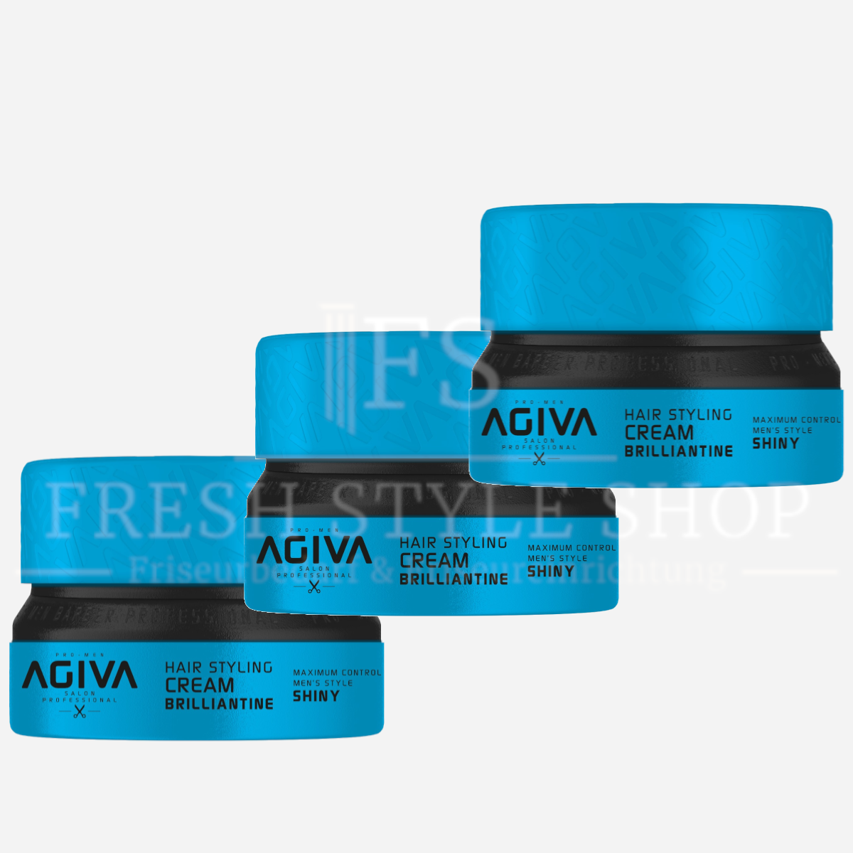 3x AGIVA Brilliantine 155ml