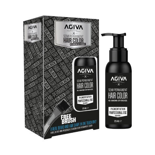 Agiva Semi Permanent Hair Color 125ml Black