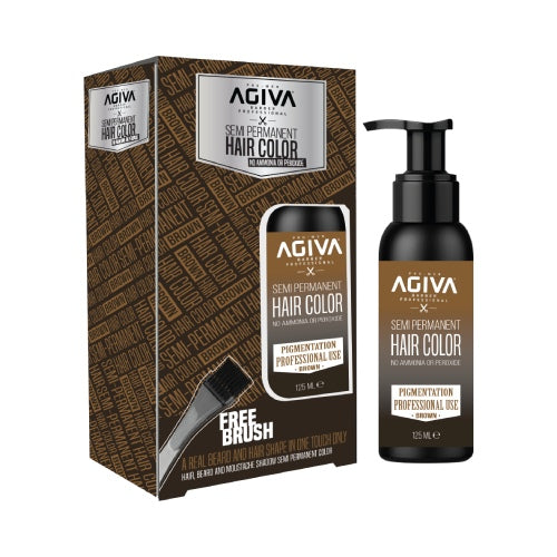 Agiva Semi Permanent Hair Color 125ml Brown