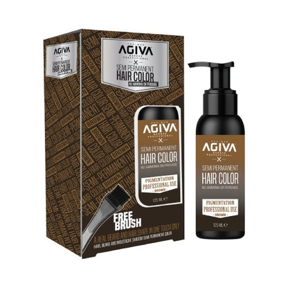 Agiva Semi Permanent Hair Color 125ml Brown