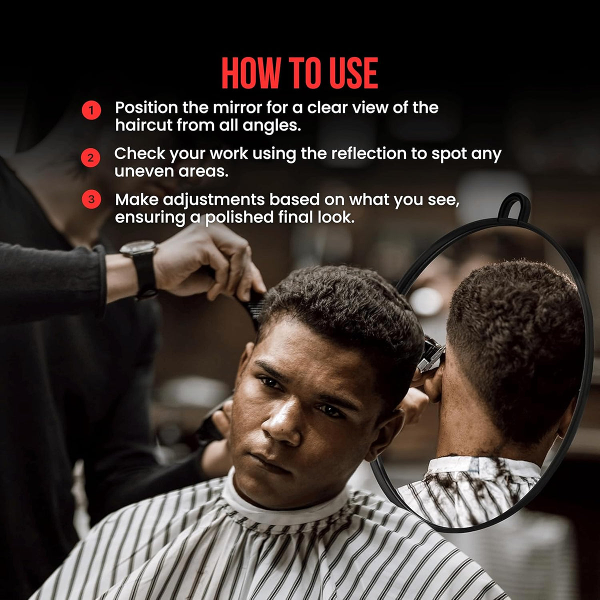 The Shave Factory Barber Mirror 7