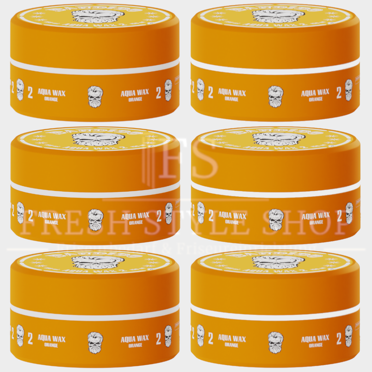 6 x Bandido Haar Wax 150ml Orange