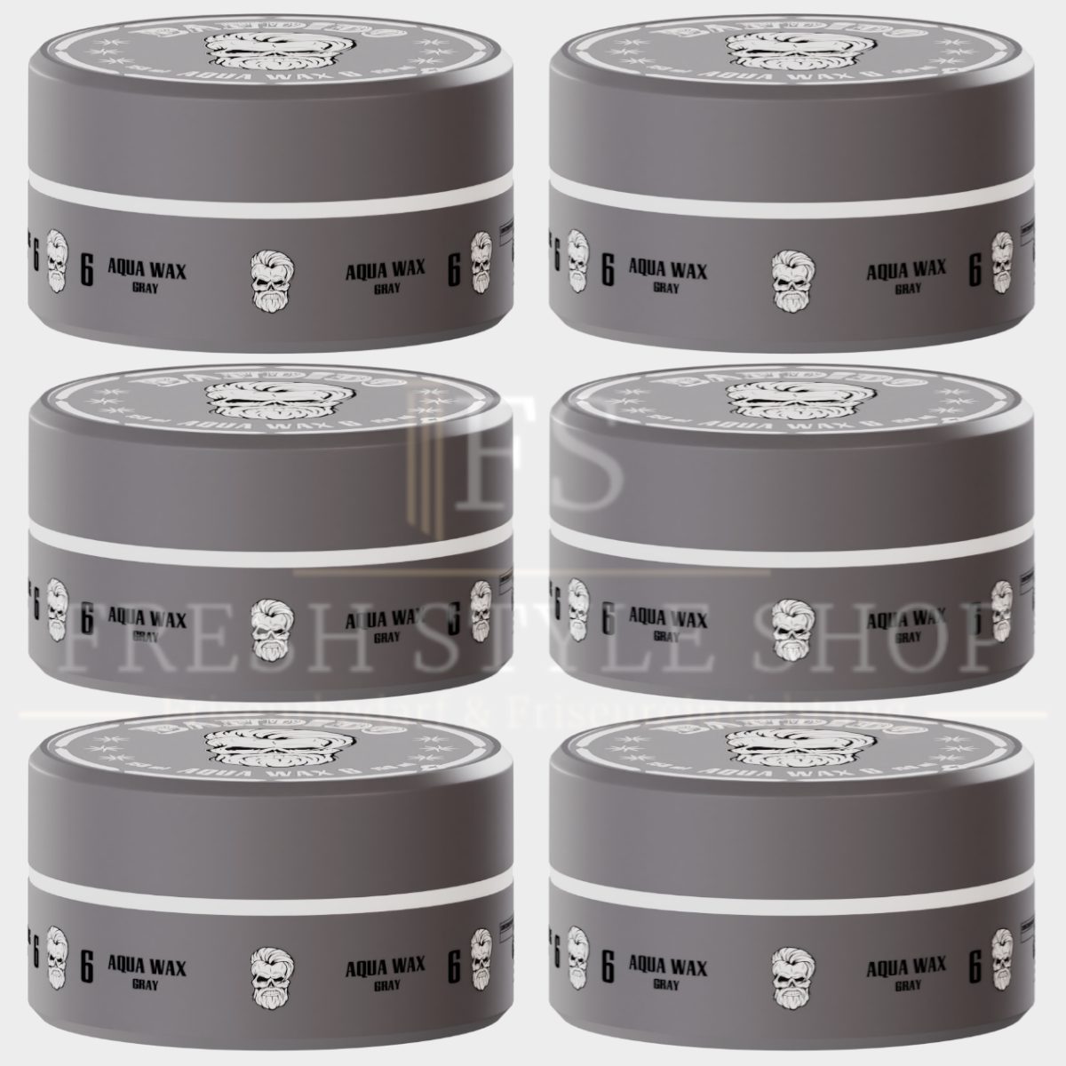 6 x Bandido Haar Wax 150ml Gray