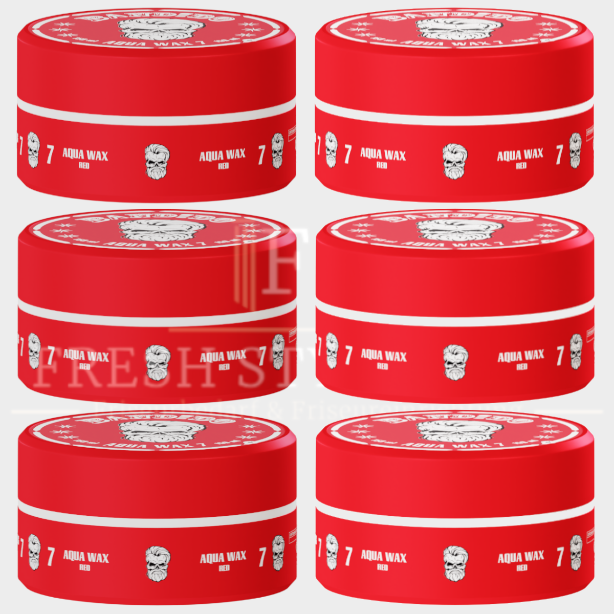 6 x Bandido Haar Wax 150ml Red