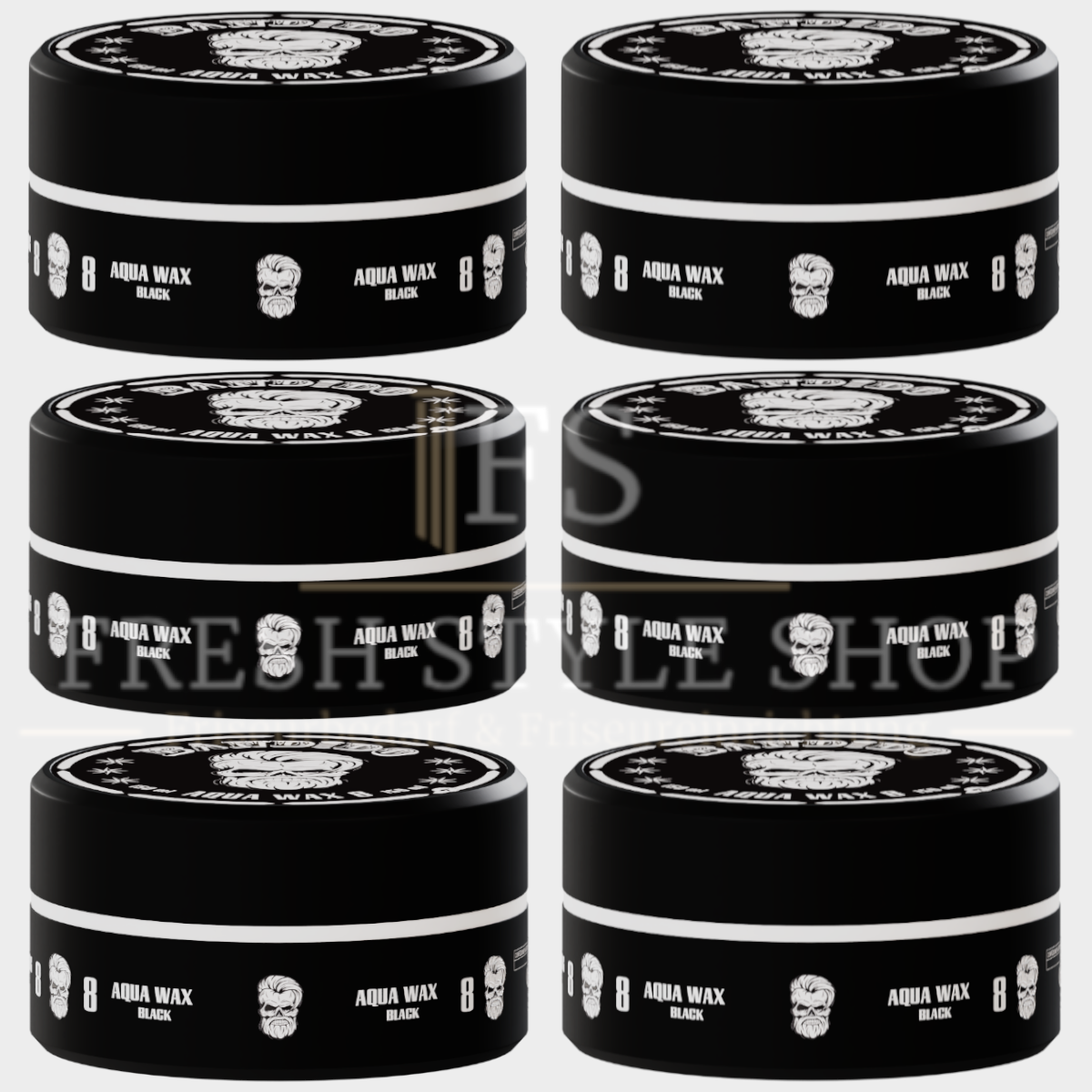 6 x Bandido Haar Wax 150ml Black