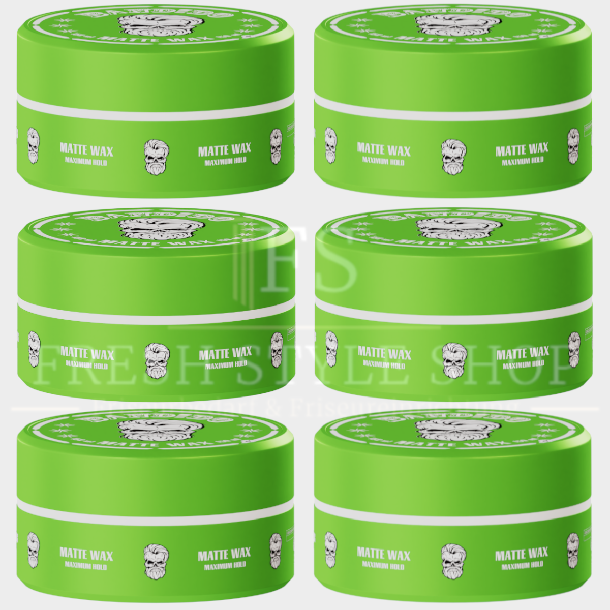 6 x Bandido Haar Wax 150ml Matte