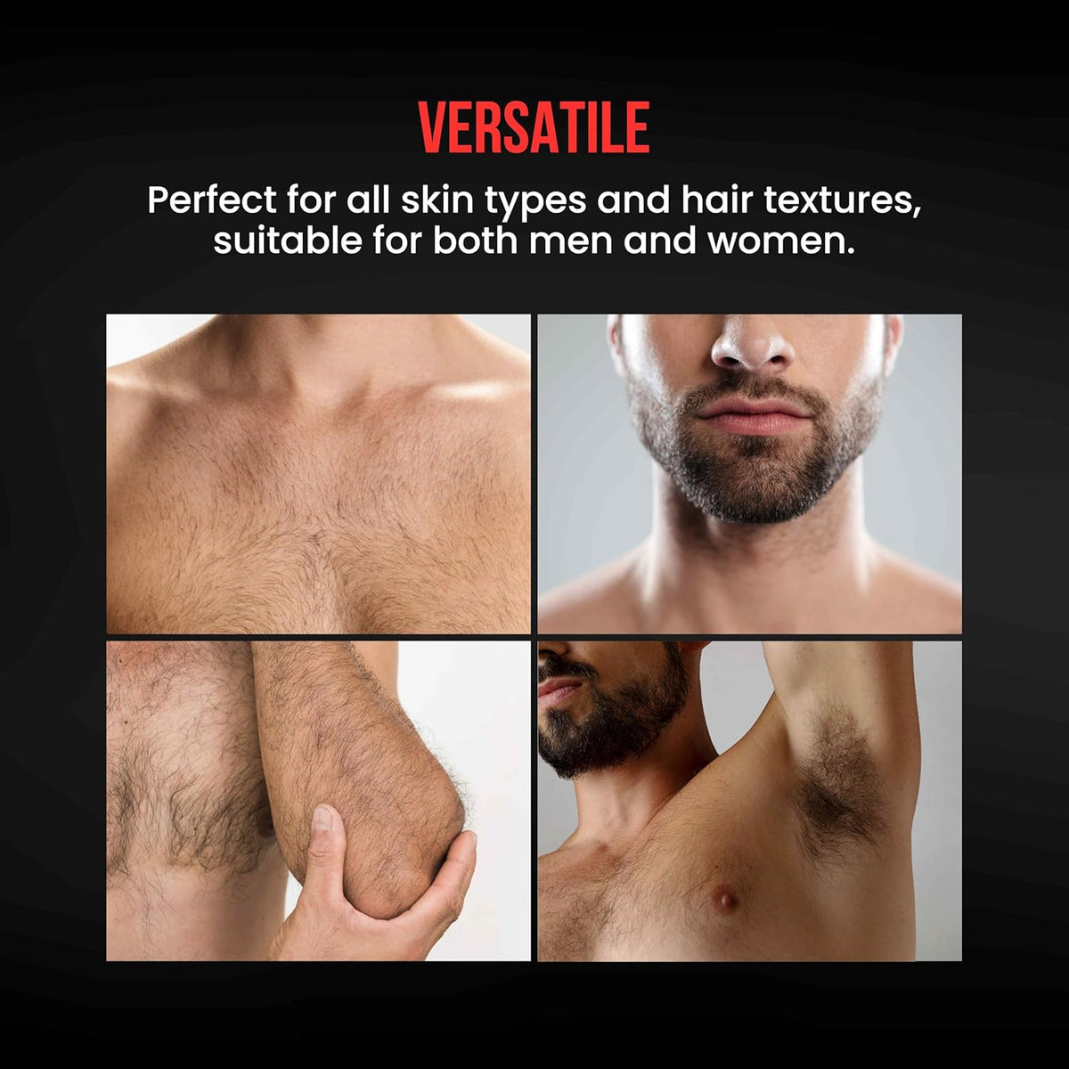 The Shave Factory Hair Removal Hot Wax 500g Black 2