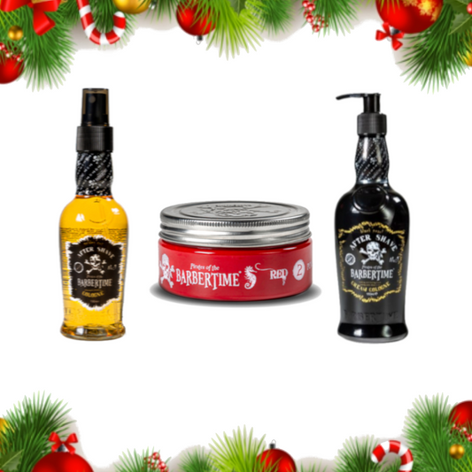 150ml Cologne + 150ml Pomade + 150ml Cream Cologne
