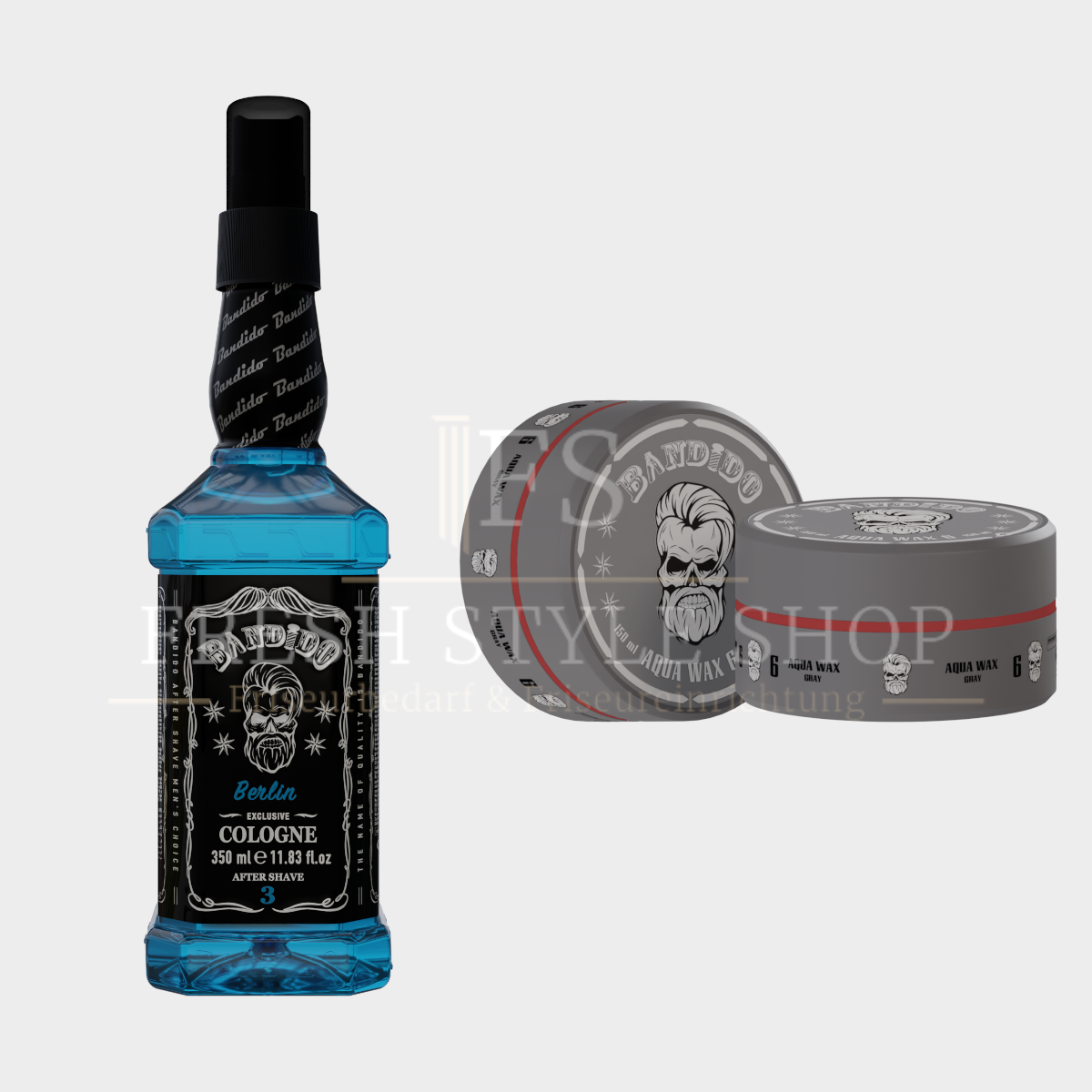 SPARSET Bandido After Shave Cologne 350ml + Aqua Haarwachs 150ml ( Sorten Auswählbar )