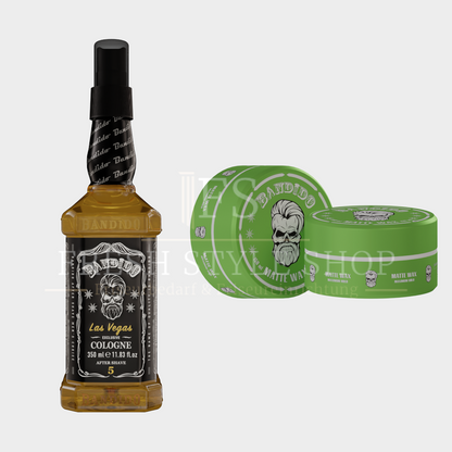 SPARSET Bandido After Shave Cologne 350ml + Aqua Haarwachs 150ml ( Sorten Auswählbar )
