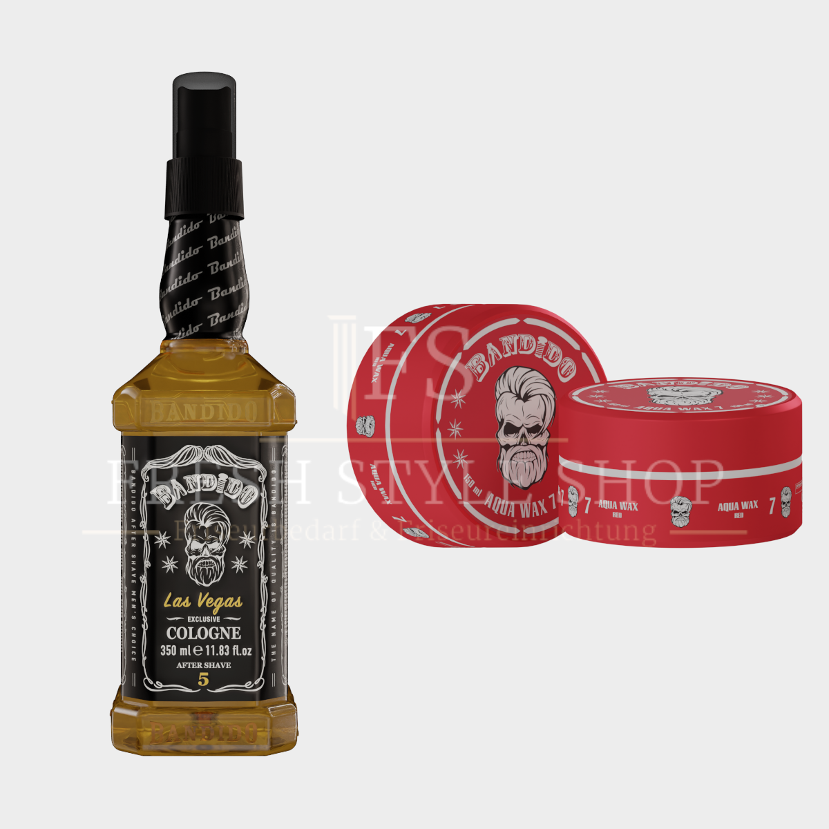 SPARSET Bandido After Shave Cologne 350ml + Aqua Haarwachs 150ml ( Sorten Auswählbar )