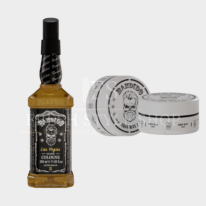 SPARSET Bandido After Shave Cologne 350ml + Aqua Haarwachs 150ml ( Sorten Auswählbar )