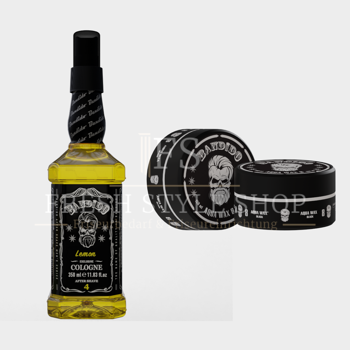 SPARSET Bandido After Shave Cologne 350ml + Aqua Haarwachs 150ml ( Sorten Auswählbar )