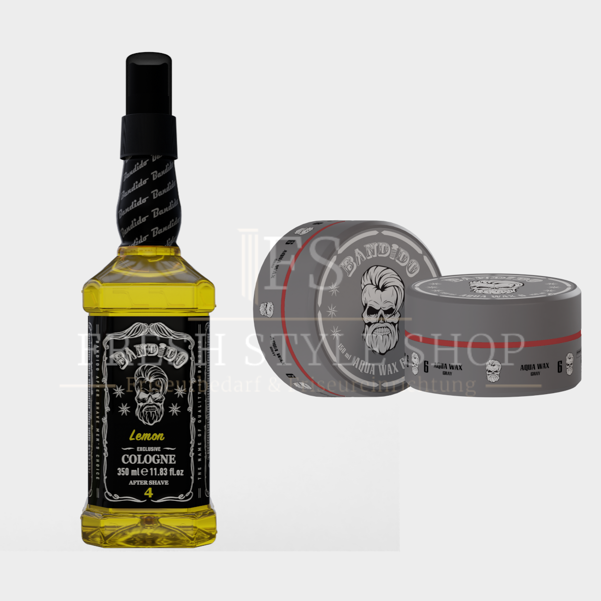 SPARSET Bandido After Shave Cologne 350ml + Aqua Haarwachs 150ml ( Sorten Auswählbar )