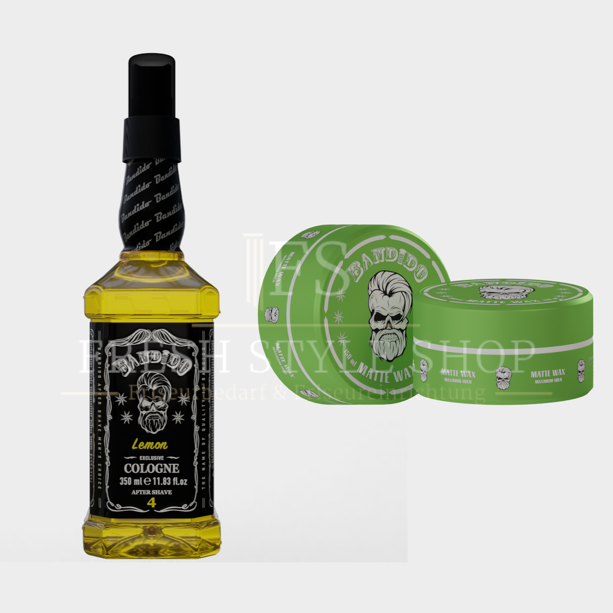 SPARSET Bandido After Shave Cologne 350ml + Aqua Haarwachs 150ml ( Sorten Auswählbar )