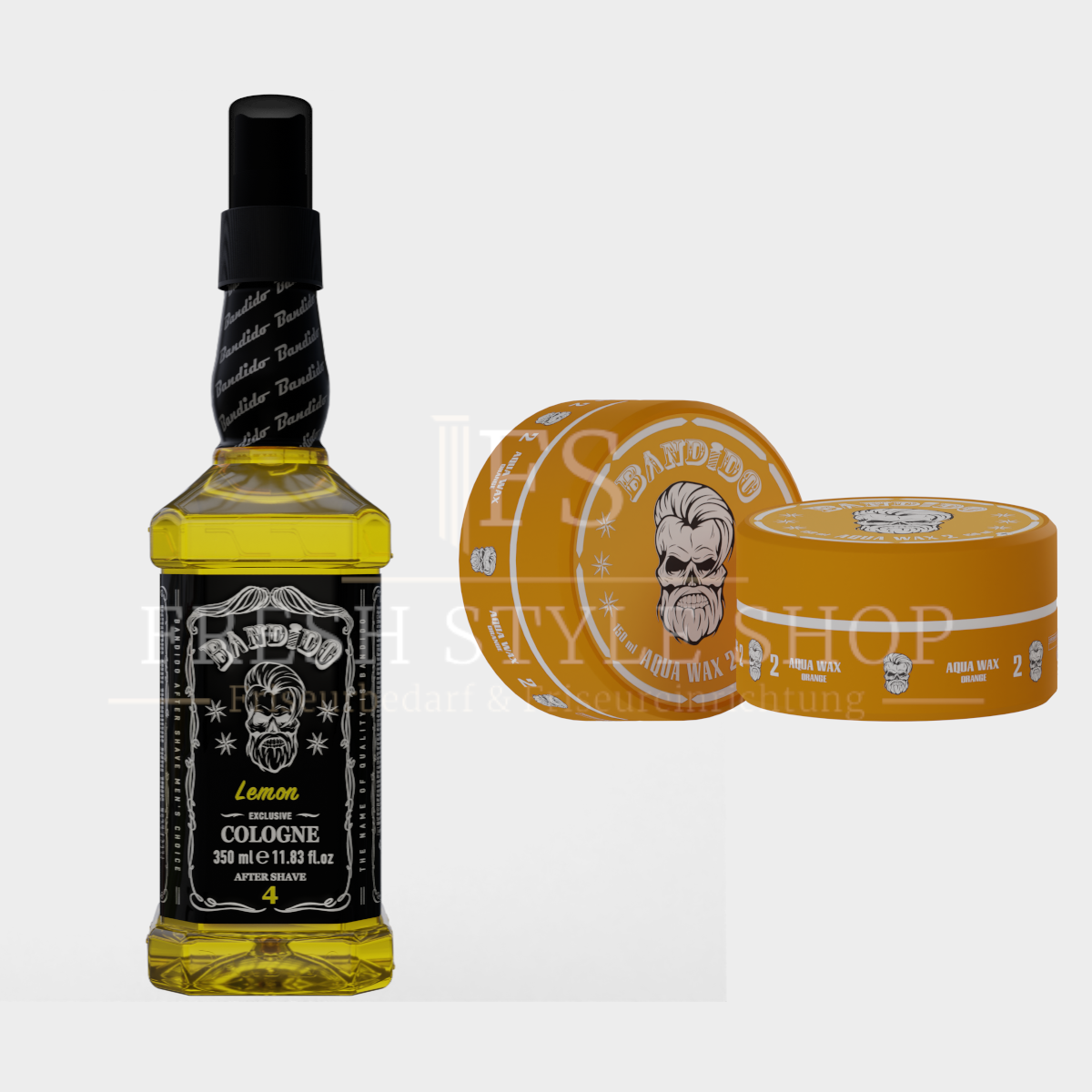 SPARSET Bandido After Shave Cologne 350ml + Aqua Haarwachs 150ml ( Sorten Auswählbar )