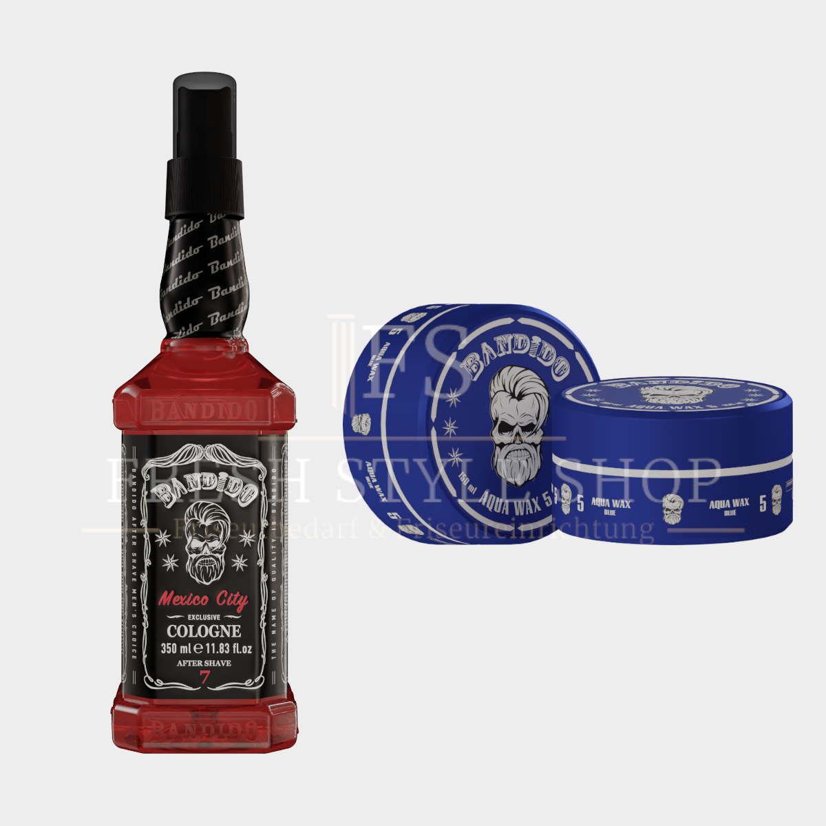 SPARSET Bandido After Shave Cologne 350ml + Aqua Haarwachs 150ml ( Sorten Auswählbar )