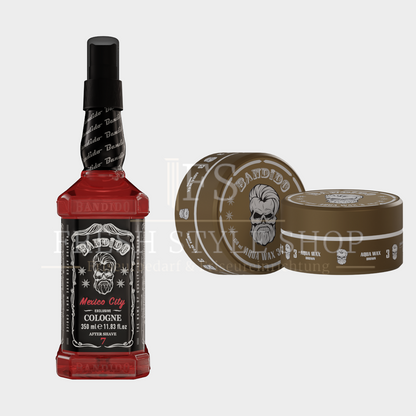 SPARSET Bandido After Shave Cologne 350ml + Aqua Haarwachs 150ml ( Sorten Auswählbar )