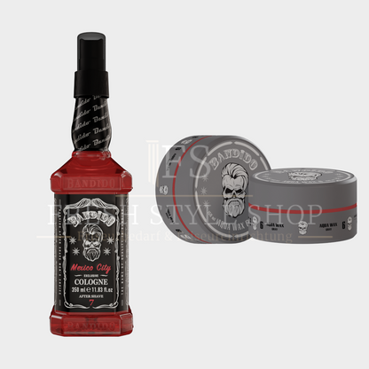 SPARSET Bandido After Shave Cologne 350ml + Aqua Haarwachs 150ml ( Sorten Auswählbar )