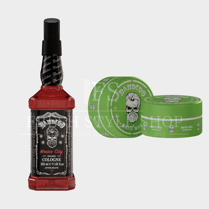 SPARSET Bandido After Shave Cologne 350ml + Aqua Haarwachs 150ml ( Sorten Auswählbar )