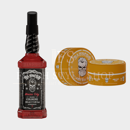 SPARSET Bandido After Shave Cologne 350ml + Aqua Haarwachs 150ml ( Sorten Auswählbar )