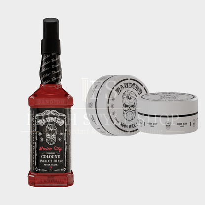SPARSET Bandido After Shave Cologne 350ml + Aqua Haarwachs 150ml ( Sorten Auswählbar )