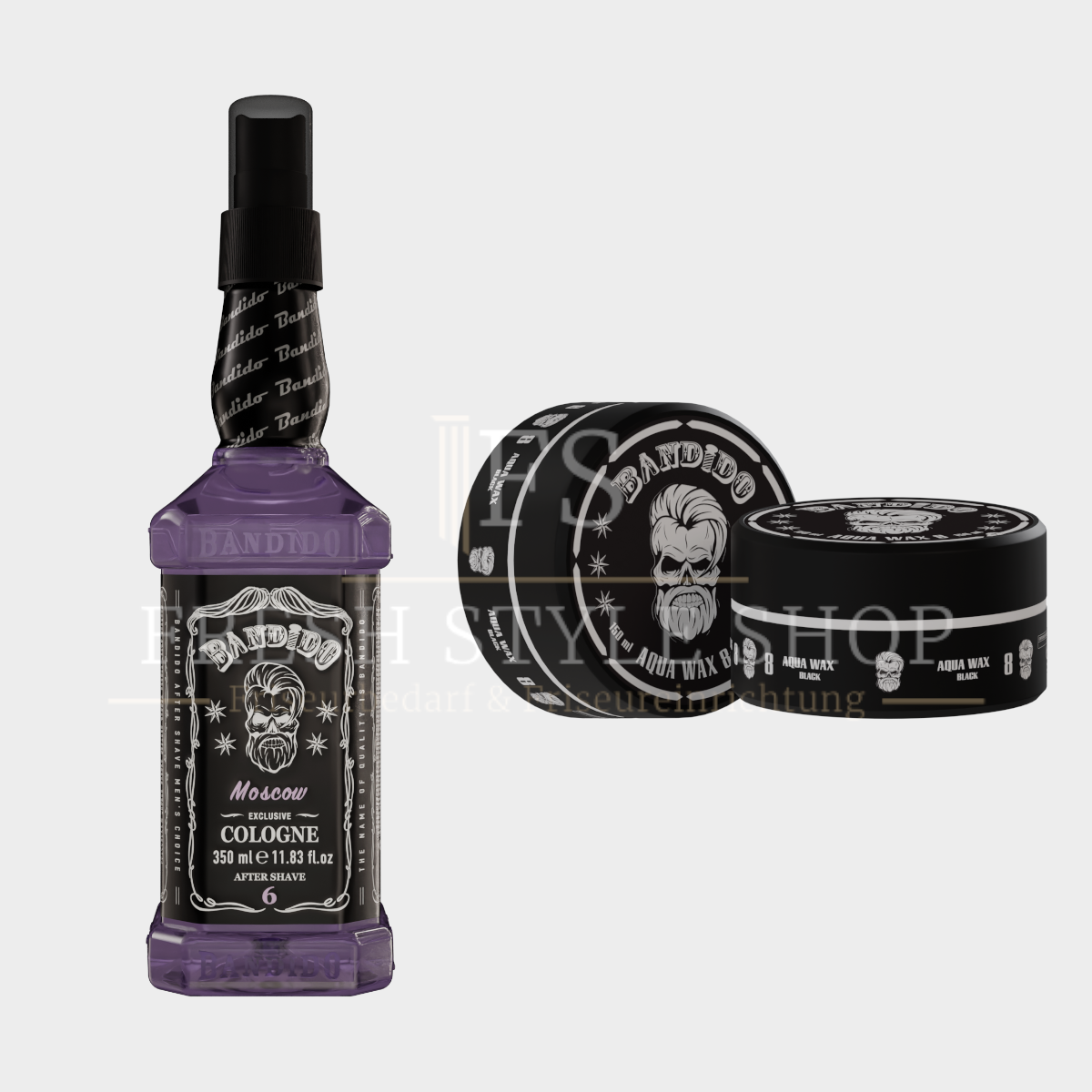 SPARSET Bandido After Shave Cologne 350ml + Aqua Haarwachs 150ml ( Sorten Auswählbar )