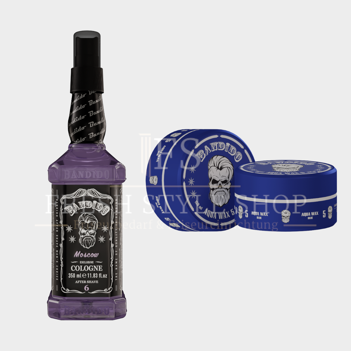 SPARSET Bandido After Shave Cologne 350ml + Aqua Haarwachs 150ml ( Sorten Auswählbar )