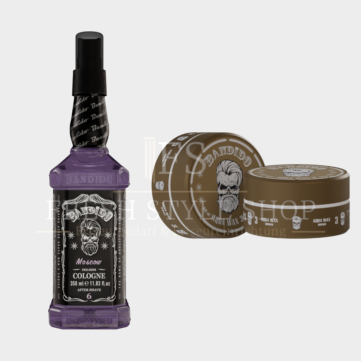 SPARSET Bandido After Shave Cologne 350ml + Aqua Haarwachs 150ml ( Sorten Auswählbar )