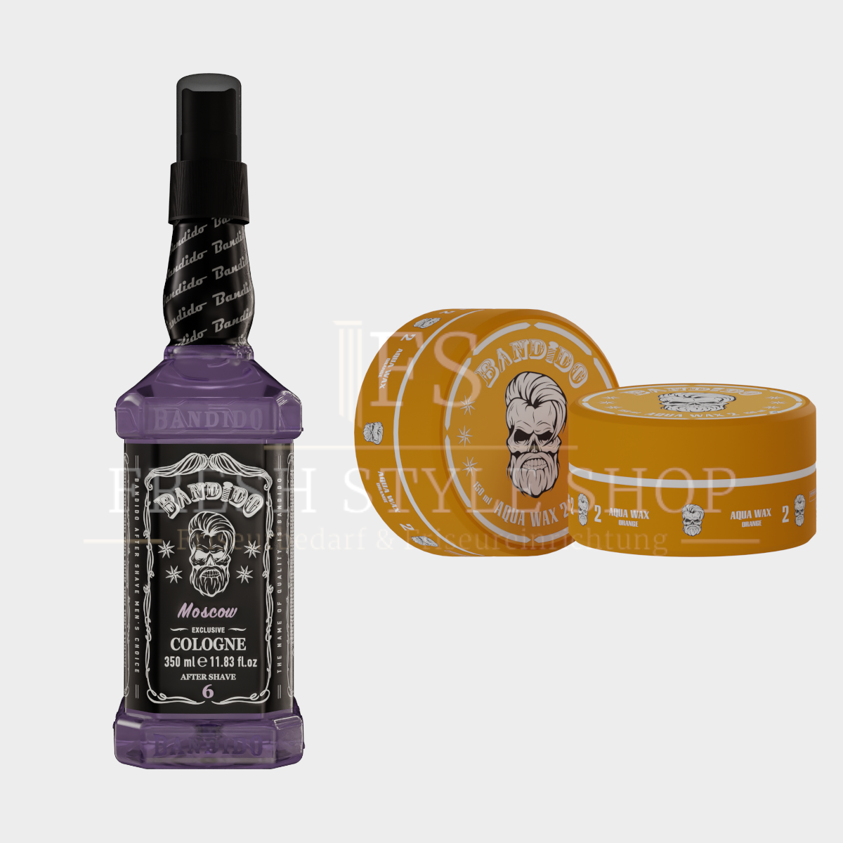 SPARSET Bandido After Shave Cologne 350ml + Aqua Haarwachs 150ml ( Sorten Auswählbar )