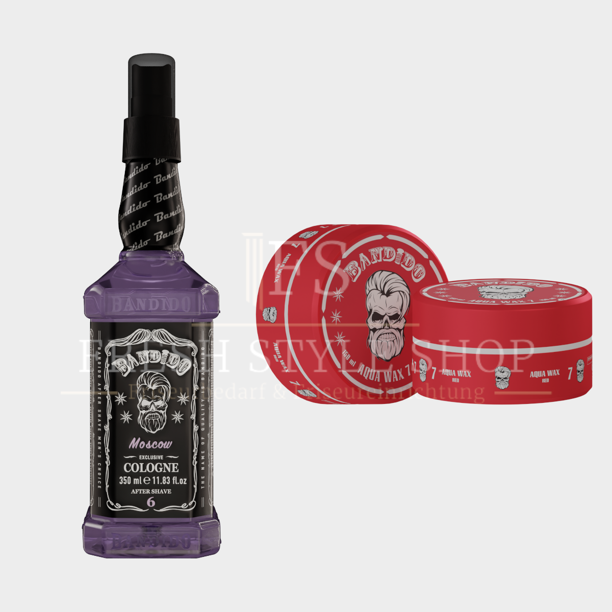 SPARSET Bandido After Shave Cologne 350ml + Aqua Haarwachs 150ml ( Sorten Auswählbar )