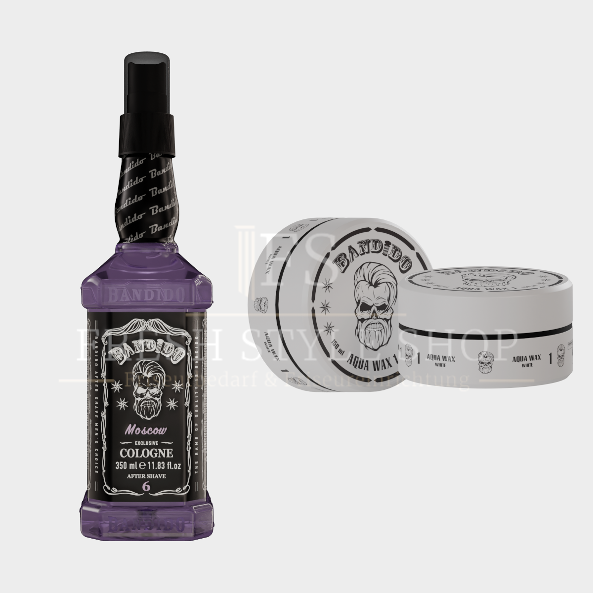SPARSET Bandido After Shave Cologne 350ml + Aqua Haarwachs 150ml ( Sorten Auswählbar )