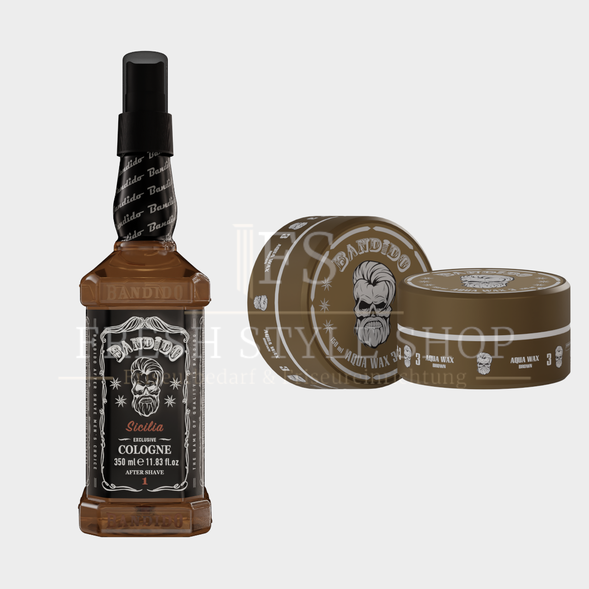 SPARSET Bandido After Shave Cologne 350ml + Aqua Haarwachs 150ml ( Sorten Auswählbar )
