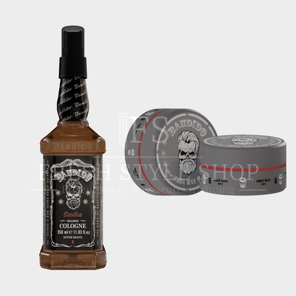 SPARSET Bandido After Shave Cologne 350ml + Aqua Haarwachs 150ml ( Sorten Auswählbar )