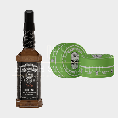 SPARSET Bandido After Shave Cologne 350ml + Aqua Haarwachs 150ml ( Sorten Auswählbar )