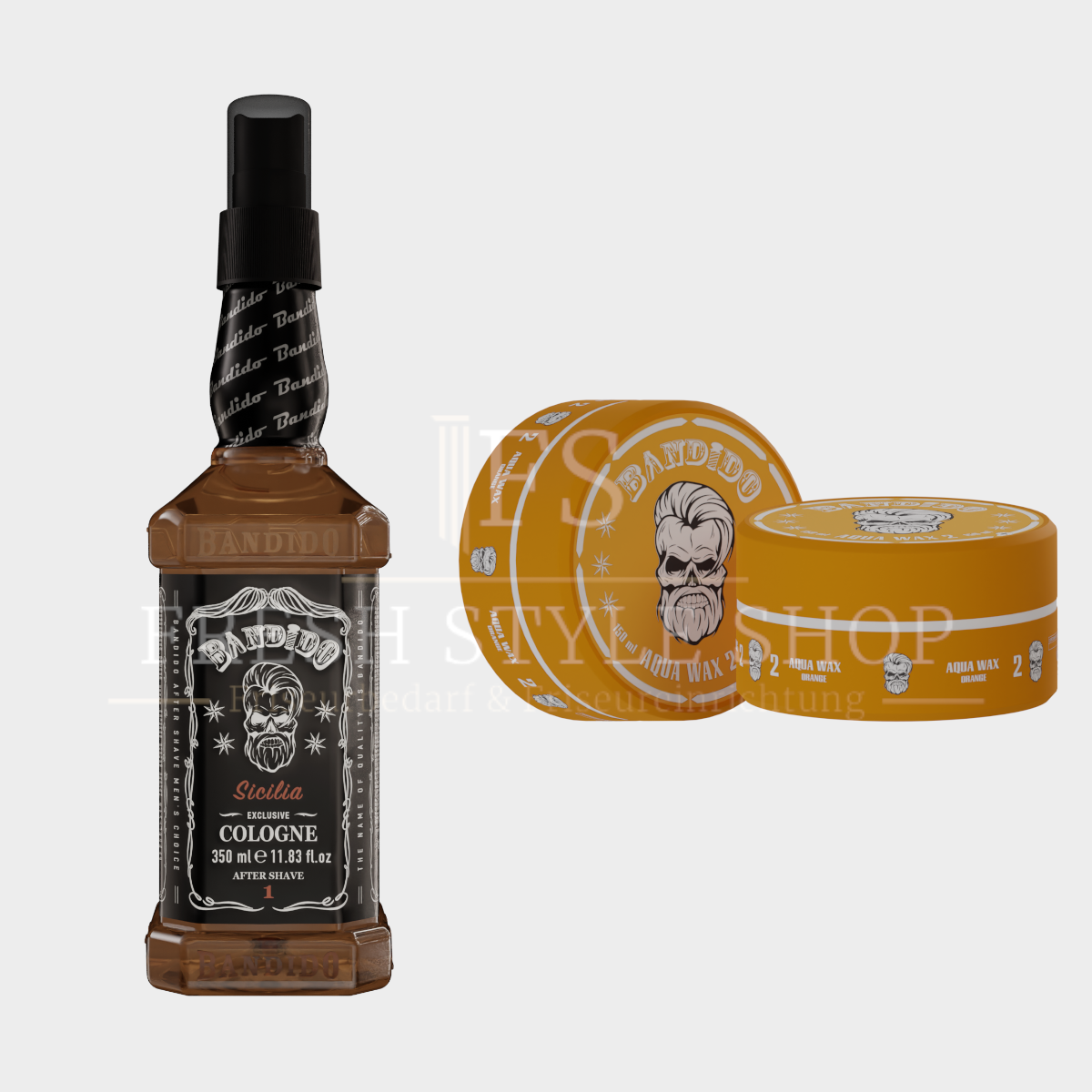 SPARSET Bandido After Shave Cologne 350ml + Aqua Haarwachs 150ml ( Sorten Auswählbar )