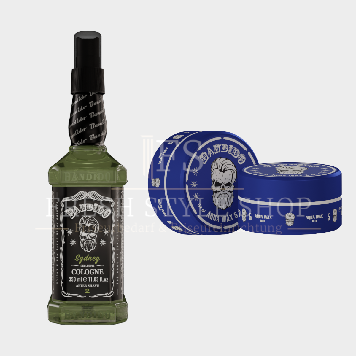 SPARSET Bandido After Shave Cologne 350ml + Aqua Haarwachs 150ml ( Sorten Auswählbar )