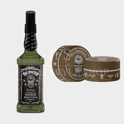 SPARSET Bandido After Shave Cologne 350ml + Aqua Haarwachs 150ml ( Sorten Auswählbar )