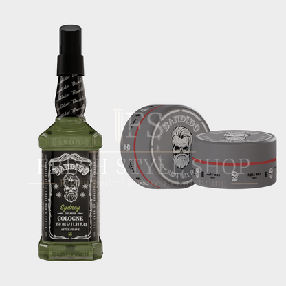 SPARSET Bandido After Shave Cologne 350ml + Aqua Haarwachs 150ml ( Sorten Auswählbar )